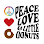 Peace, Love and Little Donuts of Southlake logo